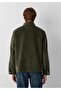 Velvet Zipper Pocket Detail Loose Fit Men's Outer Shirt. - 3