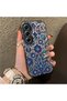 Tecno Camon 40 Pro 5g Cm7 Compatible Silicone Edge Hard Back Case with Porcelain Pattern Phone Case - 3