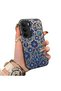 Realme C75 Compatible Silicone Edge Hard Back Case with Porcelain Pattern Phone Case