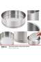 Six-Compartment Cheesecake Mold Stainless Steel - Ø250 H60Mm - 4
