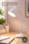 2 Pieces of Small Table Lamps – Desktop Lighting, Compact Design, 24 cm Height, Mixed Colors, Table Lamp Desk Lamp