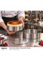 Six-Compartment Cheesecake Mold Stainless Steel - Ø260 H60Mm