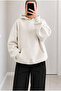 Wing Back Detail Lace Sweatshirt - 3