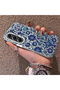 Tecno Camon 40 Pro 5g Cm7 Compatible Silicone Edge Hard Back Case with Porcelain Pattern Phone Case - 2