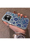 Tecno Spark 20C Compatible Silicone Edge Hard Back Case Phone Case with Porcelain Pattern - 2