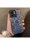 Infinix Hot 50I Compatible Silicone Edge Hard Back Case with Porcelain Pattern Phone Case - 3
