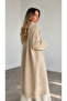 Ecru Sahra Long Plain Cardigan - 2Y4164 - 2