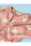 Baby Girls Pink Heart Print Fleece Sleepsuit - 2