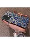 Oppo A6 Pro 5g Compatible Silicone Edge Hard Back Case Phone Case with Iznik Porcelain Pattern - 2