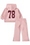 78 Printed Tracksuit Set for Ages 2-5 - Powder - 4