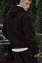 Men's Premium Oversize Hooded Sweatshirt with Inner Pockets and Buttons - 4