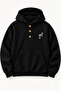 Men's Premium Oversize Hooded Sweatshirt with Inner Pockets and Buttons - 2