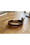 Harvello Embertrail Brown Leather Men's Bracelet - Orange Braided Triple Layer - 3