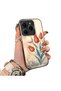 حافظة هاتف متوافقة مع هاتف Tecno Spark 20 Pro مصنوعة من السيليكون بحافة صلبة وخلفية صلبة بنمط زهرة التوليب للزوجين
