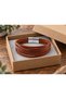 Thelmaris Copperlayers Copper Brown Leather Men's Bracelet - Multiple Thin Band Design - 3