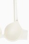 3-Piece Women's Non-Padded Bra Set for Maximum Grip and Seamless Shape - with Removable Straps - Ecru - 2535 - 3