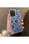 Mi 13t Pro Compatible Silicone Edge Hard Back Case Phone Case with Porcelain Pattern - 3