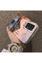 Samsung Galaxy A33 5g Compatible Silicone Edge Hard Back Case Istanbul Patterned Couple Phone Case - 4
