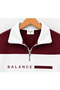 Balance Unisex Color Blocked Tracksuit Set Half Zipper Sweatshirt Jogger - 3