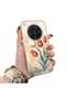 Tecno Camon 40 Premier 5g Compatible Silicone Edge Hard Back Case Tulip Pattern Lover Couple Phone Case