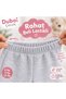 Baby Girl 2 Piece Plush Detailed Coat and Pants Set 6-9-12 Months - 4