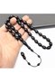 Large Size Beyzi Cut Ebony Wood Prayer Beads - 2