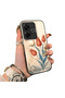 Redmi 13X Compatible Silicone Edge Hard Back Case Tulip Pattern Couple Phone Case