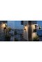 Black Aluminum Body Outdoor Wall Sconce 12W 3000K Daylight Modern Garden Balcony Terrace Lighting - 3