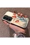 Samsung Galaxy S23 Compatible Silicone Edge Hard Back Case Tulip Patterned Lover Couple Phone Case - 2