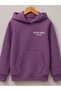 Hooded Kangaroo Pocket Front/Back Printed Sweatshirt/Sweatpants 3-Strap Set - 3