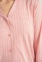 Cotton Modal Front Buttoned Shirt Long Sleeve Women's Pajama Set - 3