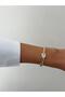 Special Series Oval Zircon Stone Xp Arpa Strip Gold Color Bracelet - 2