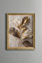 Gold and White Leaves - Vintage Patterned Painting - Fine Model