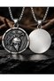 Stainless Steel Ancient Spartan Warrior Helmet Design Necklace -Spartan Necklace - 5