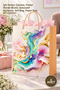 5 Large Cardboard Bags – Drawstring Gift Bag, Pastel Colored Model, Decorative Use, Gift Bag, Paper Bag