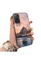 Redmi Note 11 Pro Compatible Silicone Edge Hard Back Case Istanbul Patterned Lover Couple Phone Case