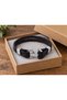 Dervanis Umberlink Black Brown Leather Men's Bracelet - Two-Color Braided Hook - 2
