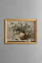 Olive Branches in Soil Test - Vintage Patterned Painting - Fine Model