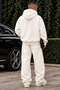 Men's Premium Oversize Hooded Sweatshirt with Inner Pockets and Buttons - 6