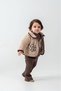 Baby Girl Jacket, Spanish Style Trousers, Leopard Pocket, Winter 3-Piece Set - 2