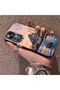 Mi 12t Compatible Silicone Edge Hard Back Case Istanbul Patterned Couple Phone Case - 2
