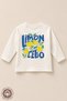 Unisex Printed 100% Cotton Oversize Long Sleeve Tshirt Baby-Child - 3