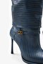 Kelasy Women's Accessory Boots - Navy Blue Lizard - 6