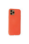 Apple iphone 11 pro case nano inner velvet silicone - orange - 3