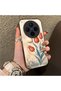 Vivo X300 Compatible Silicone Edge Hard Back Case Tulip Pattern Loving Couple Phone Case - 3