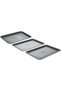 Neoflam 3pcs cookie sheet set small grey marble