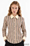 Contrast Long Sleeve Slim Fit Buttoned Shirt