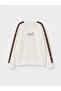 Alita City Lcw Limitless White Easy-To-Wear Soft Touch Girls' Sweatshirt with a Difference