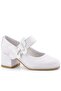 Winx Ecru White Sparkling Butterfly Girls' Heeled Shoes