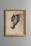 Horse Head Sketch - Vintage Patterned Painting - Fine Model
